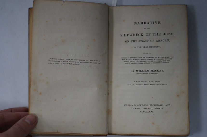 Meredith, Louise Ann - Notes and Sketches of New South Wales During A Residence in that Colony From 1839 to 1844 by Mrs Charles Meredith. London Murray 1844. Contemporary Society of Writers To The Signet calf binding wit